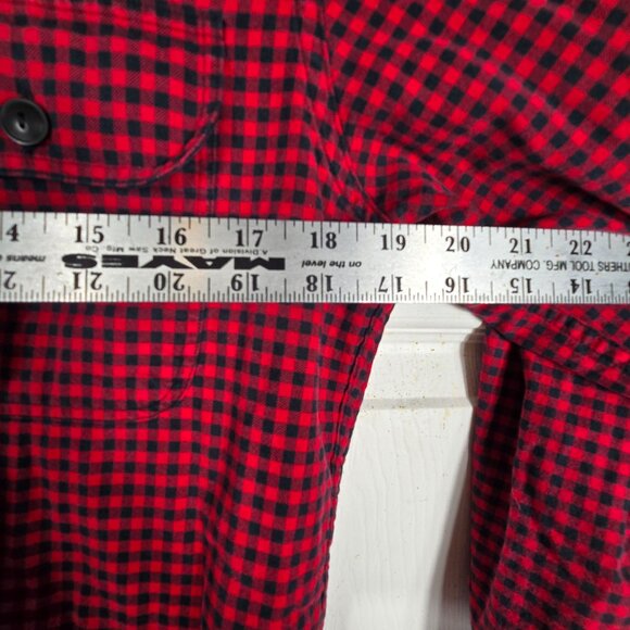 Polo Ralph Lauren Button Up Flannel Shirt Small Men's Red Black Check Long Sleev - Picture 5 of 8